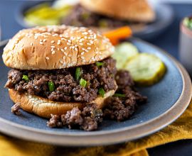 Mongolian Beef Sloppy Joes